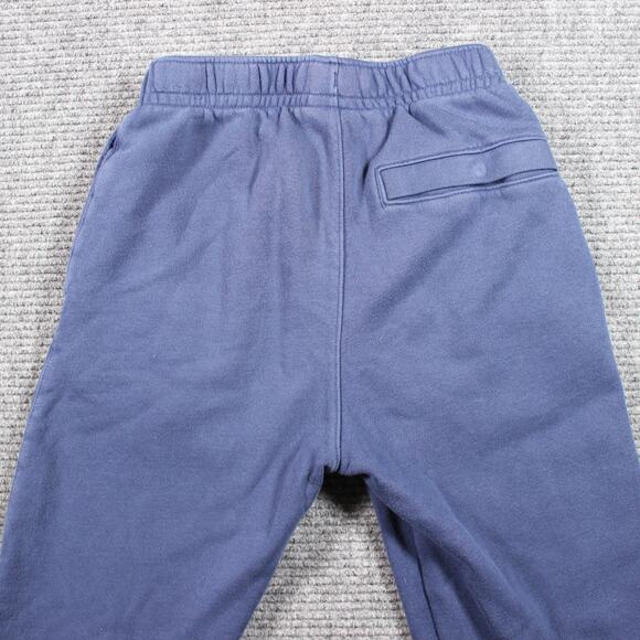 Nike Sweatpants Womens XS Blue Fleece Open Hem Elastic Waist - Picture 6 of 8